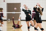 Girl With Volleyball